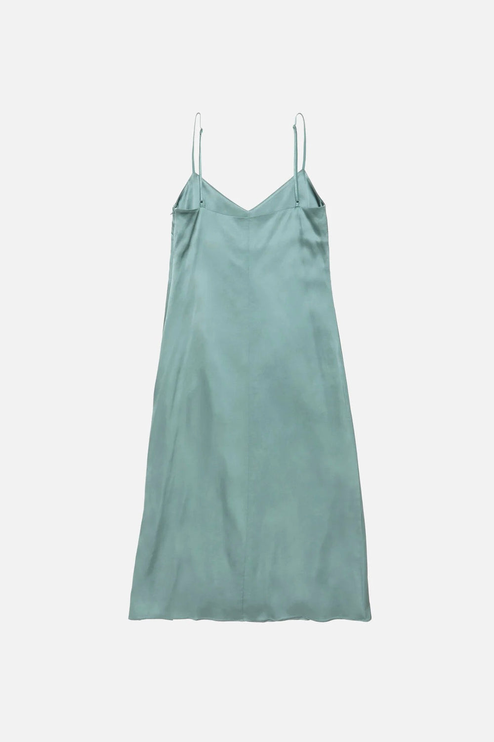 ACNE STUDIOS Satin Slip Dress Sage Green - Dale