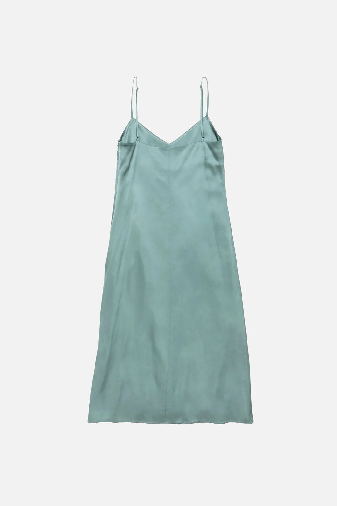 ACNE STUDIOS Satin Slip Dress Sage Green - Dale