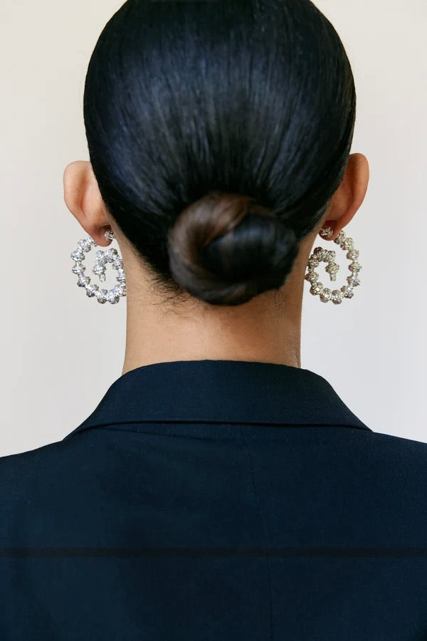 Spiral Hoops Silver