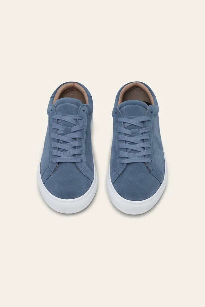 LES DEUX Theodor Suede Sneaker Dark Denim Blue - Dale