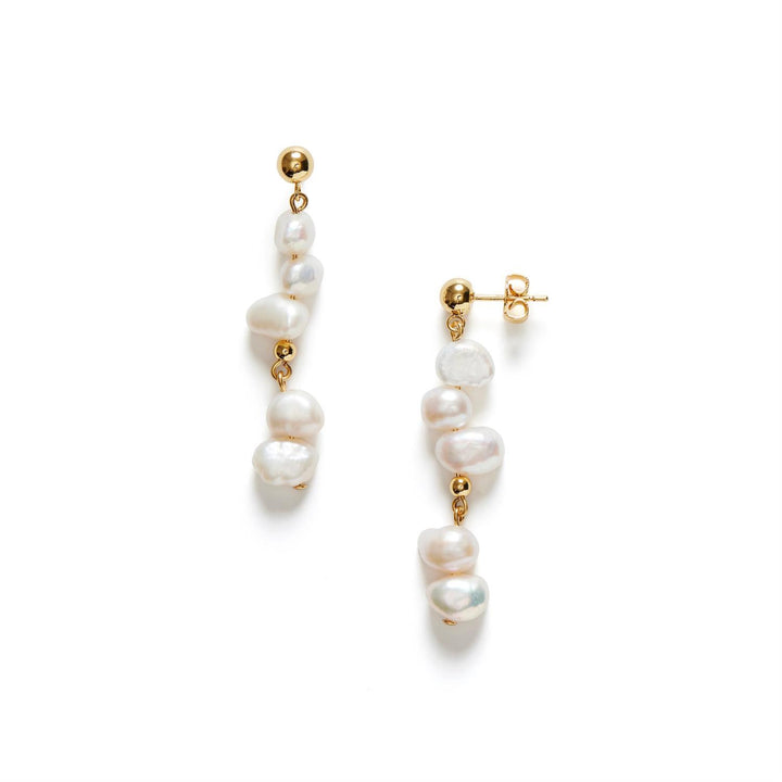 Pearly Drop Earring