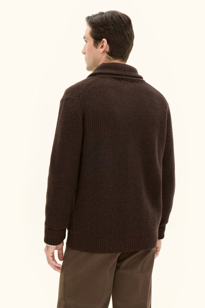 Roland Cardigan Dusk Brown