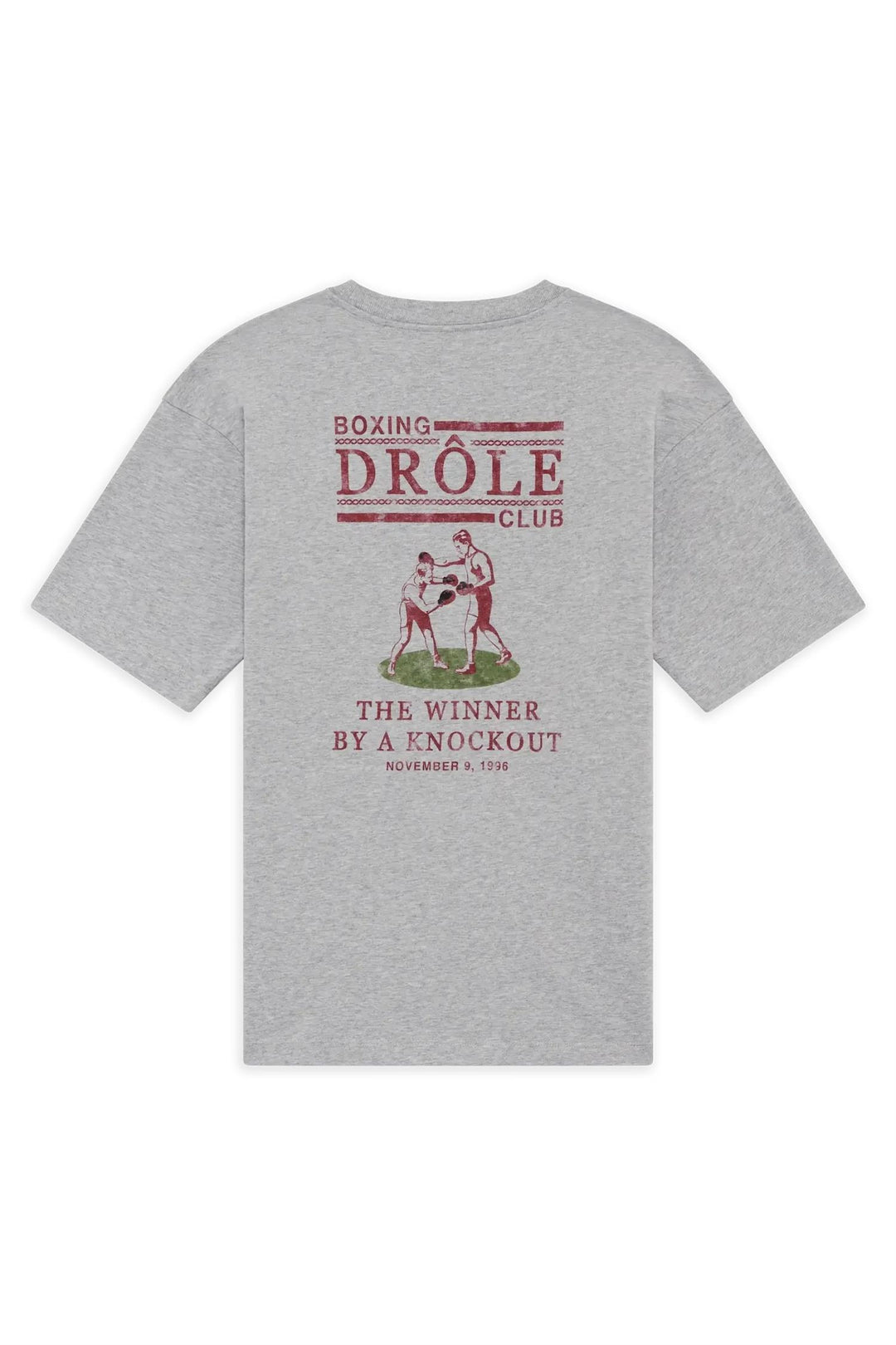 Drôle Boxers T-Shirt Heather Grey