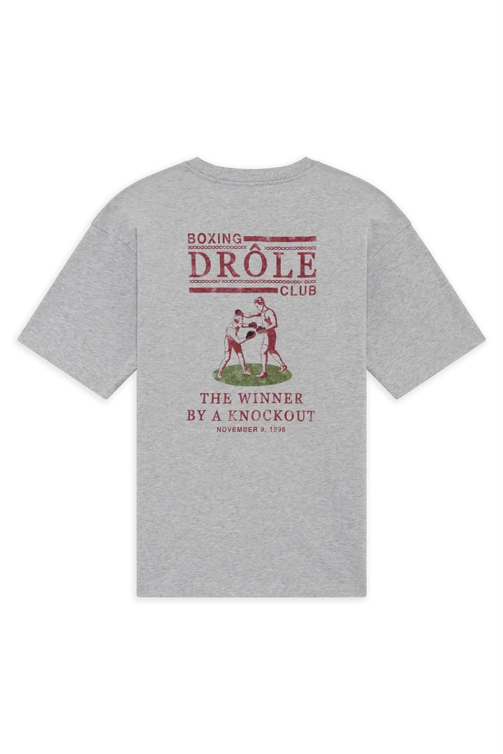 Drôle Boxers T-Shirt Heather Grey
