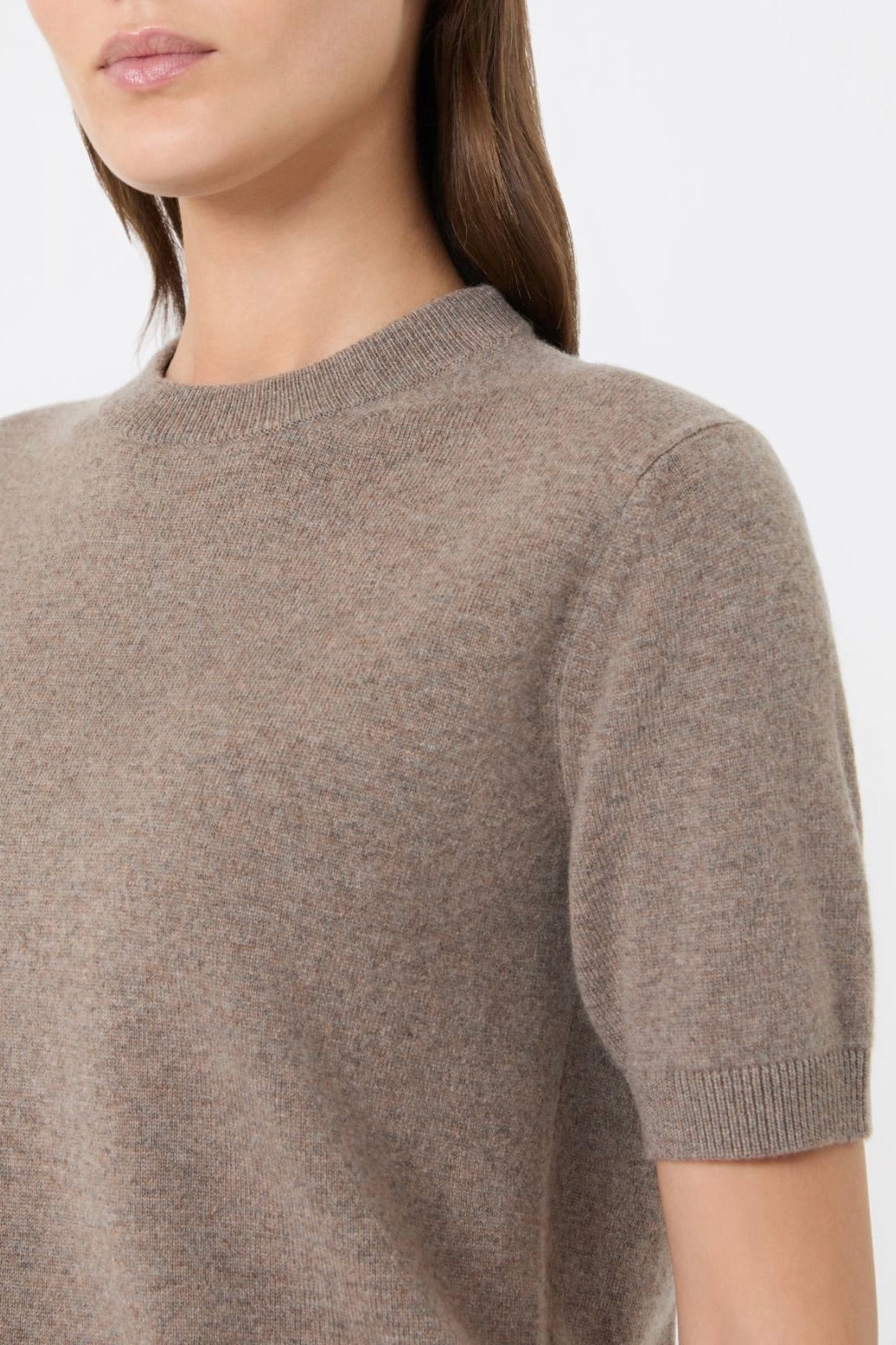 Regular Wool and Cashmere Sweater Natural