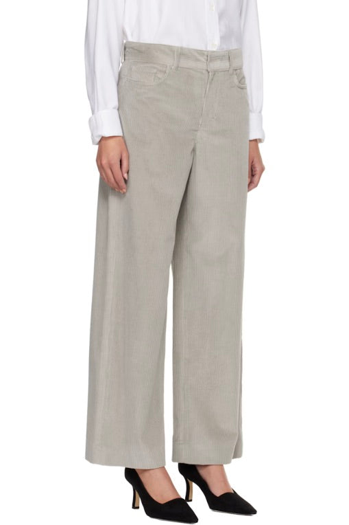 Eneide Corduroy Trouser Pearl Grey