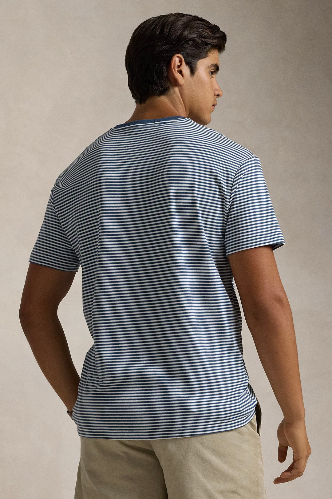 Classic Fit Striped Soft Cotton T-Shirt