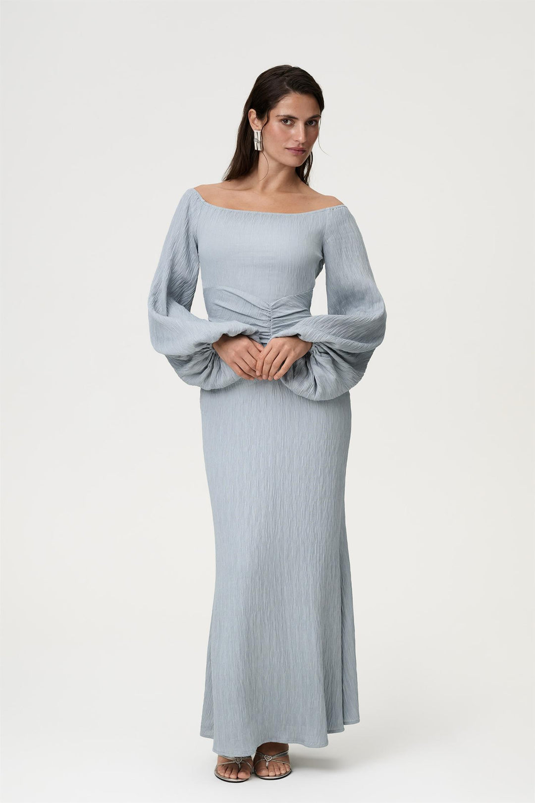 Reno Maxi Dress Dusty Blue