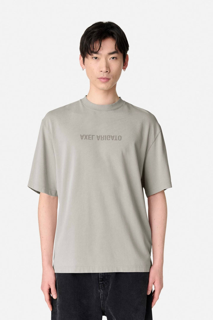 Distort Washed T-Shirt Stone Grey