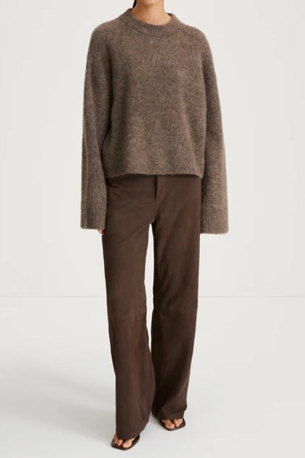Niclas Short Sweater Brown