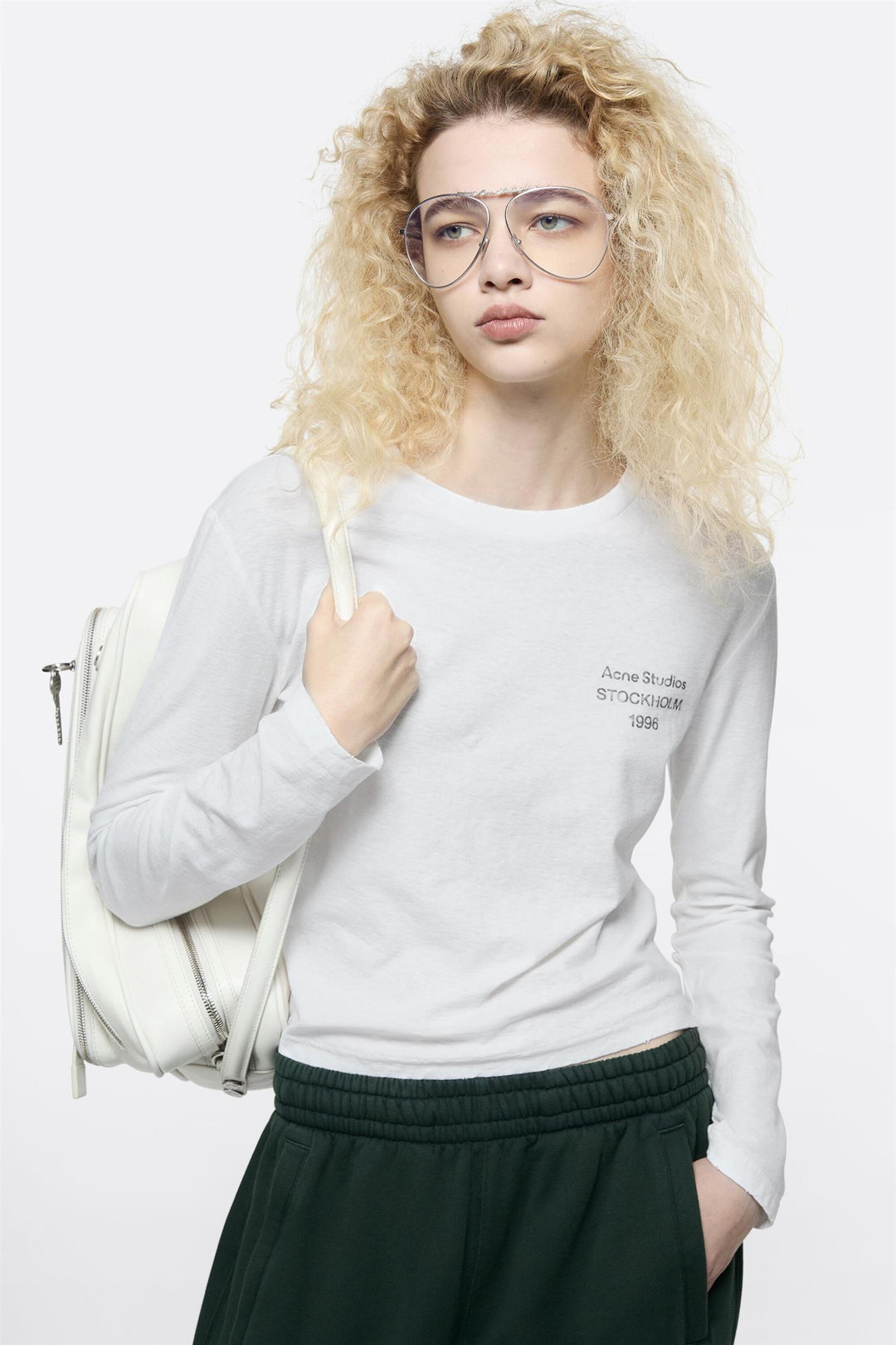Distressed Logo T-Shirt Offwhite