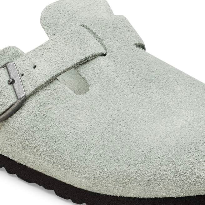 BIRKENSTOCK Boston BS Suede Leather Pure Sage Tonal - Dale