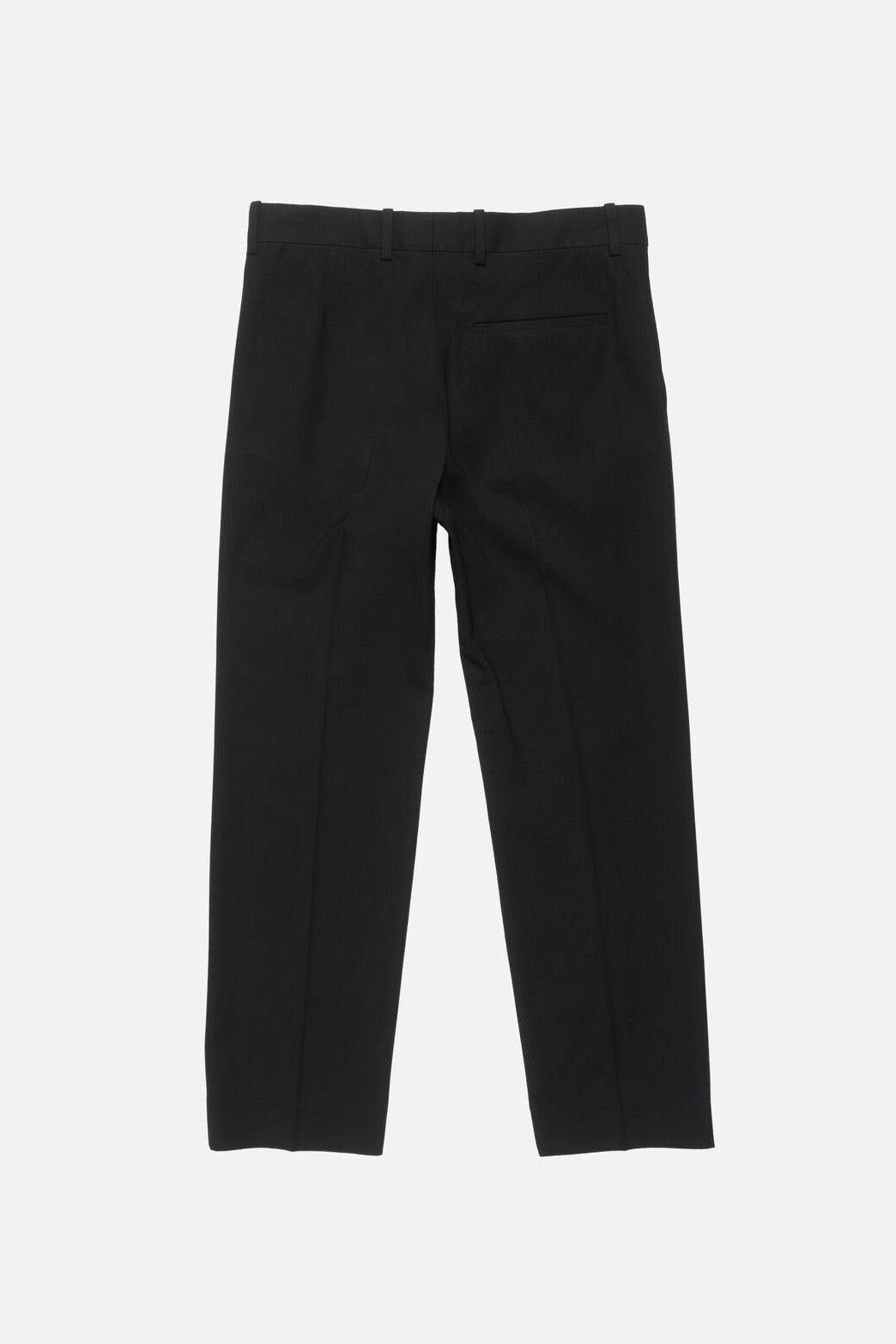 Cropped Tailored Trousers Black