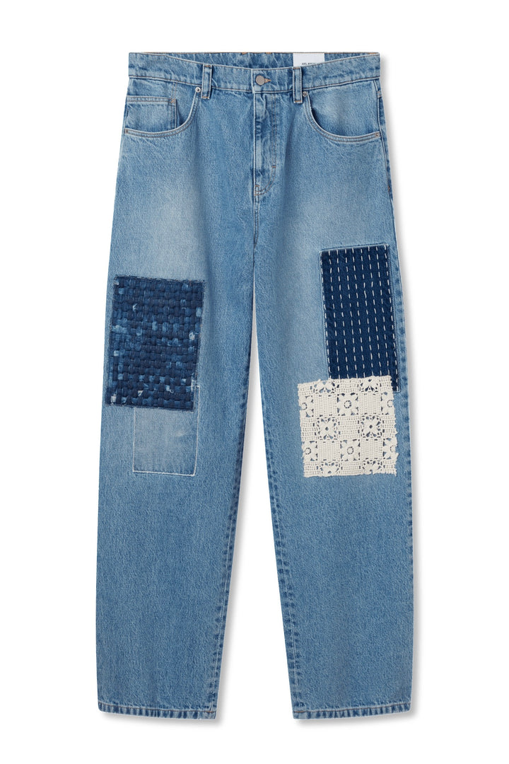 Patchwork Relaxed Jeans