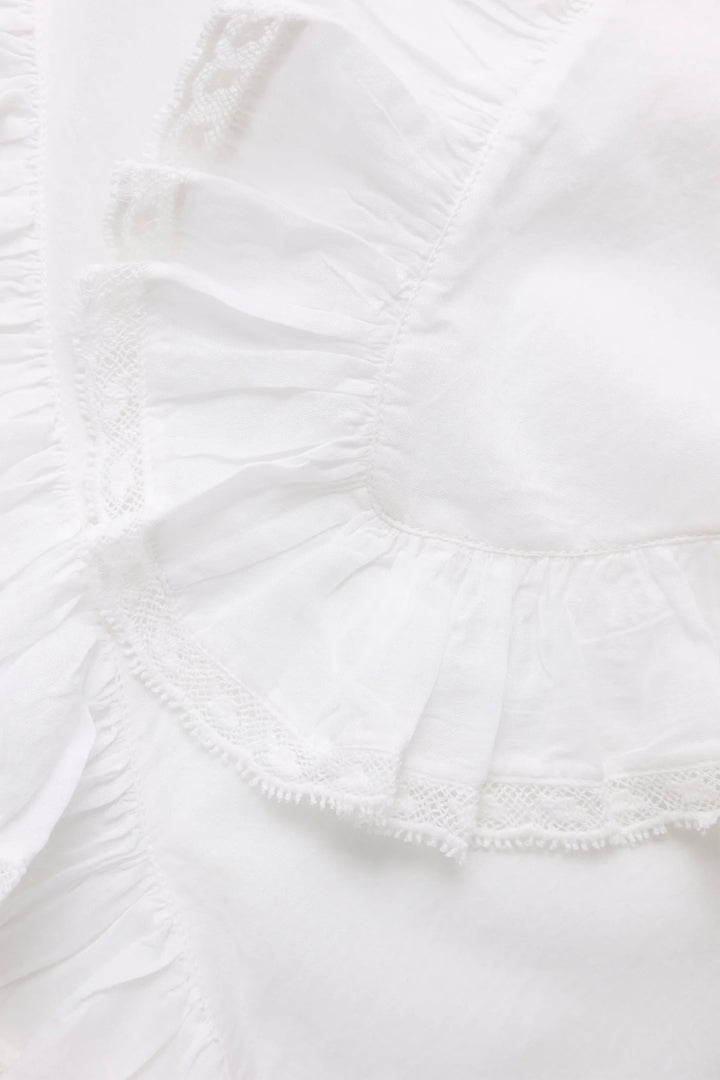 Beatrice Scarf White
