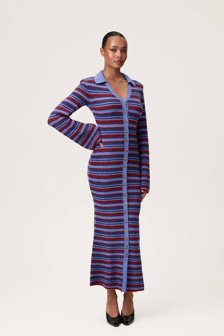 Modena Dress Pale Navy