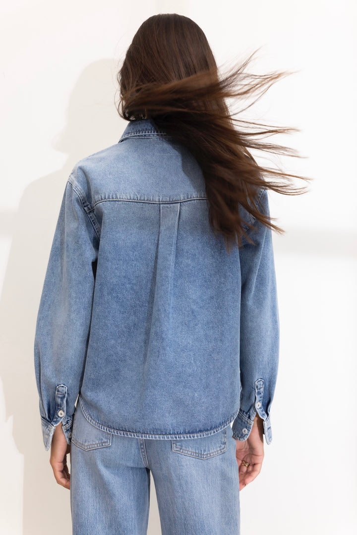 Francis Shirt Mid Blue