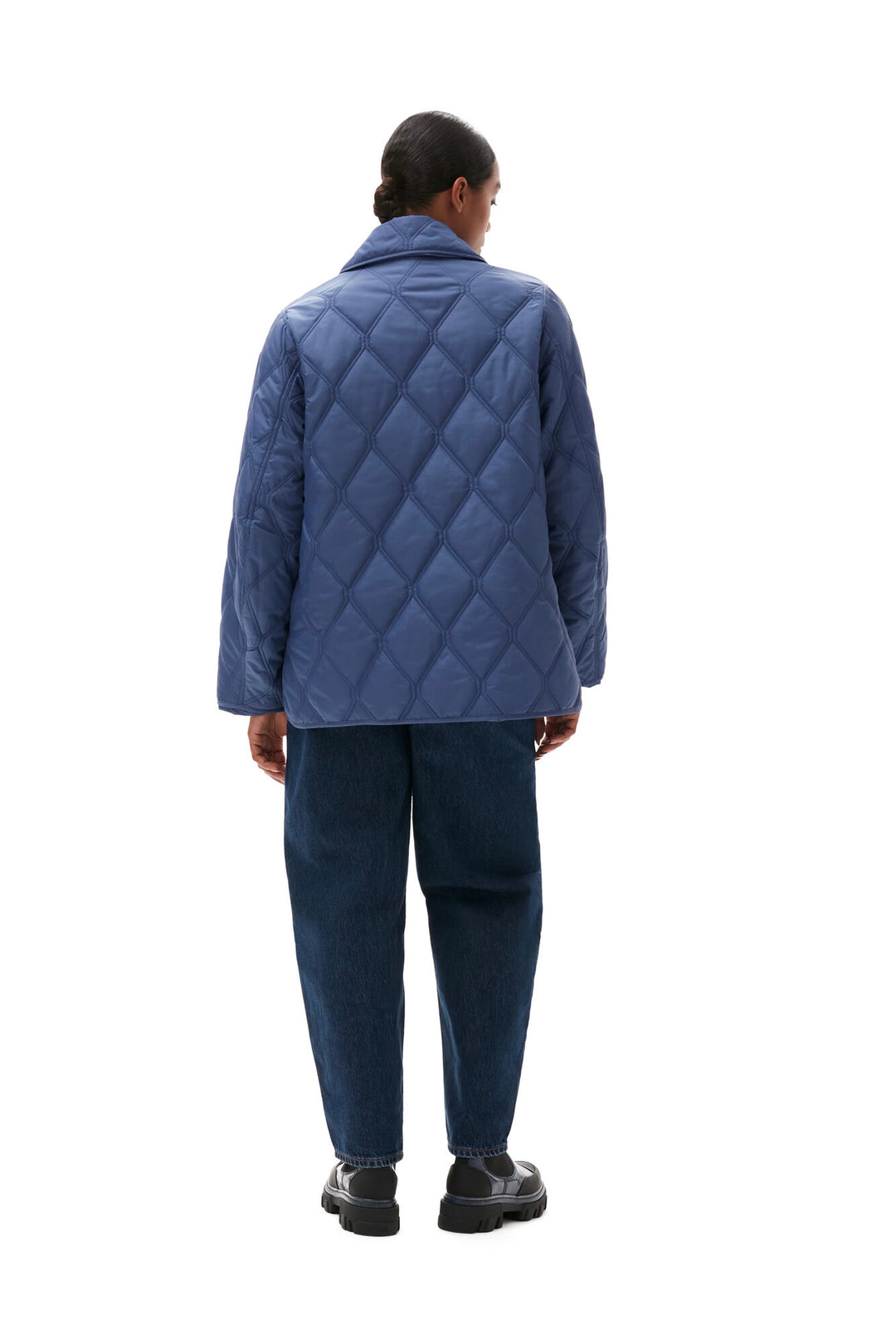 Ripstop Quilt Asymmetric Jacket