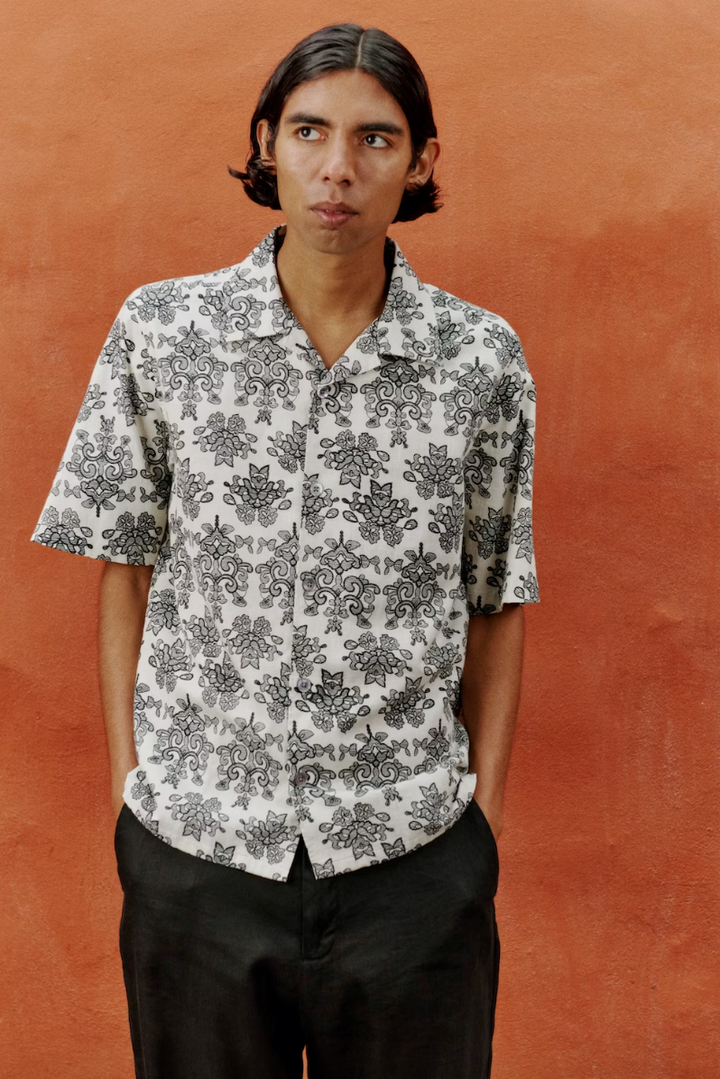 NN.07 NO NATIONALITY - OLE 5210 Open Collar shirt - Dale