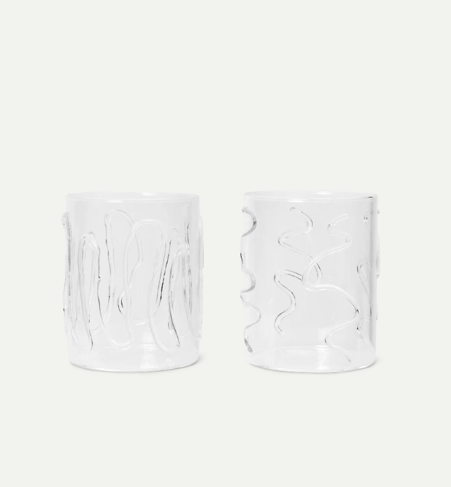 Doodle glasses - Set of 2 - Tall