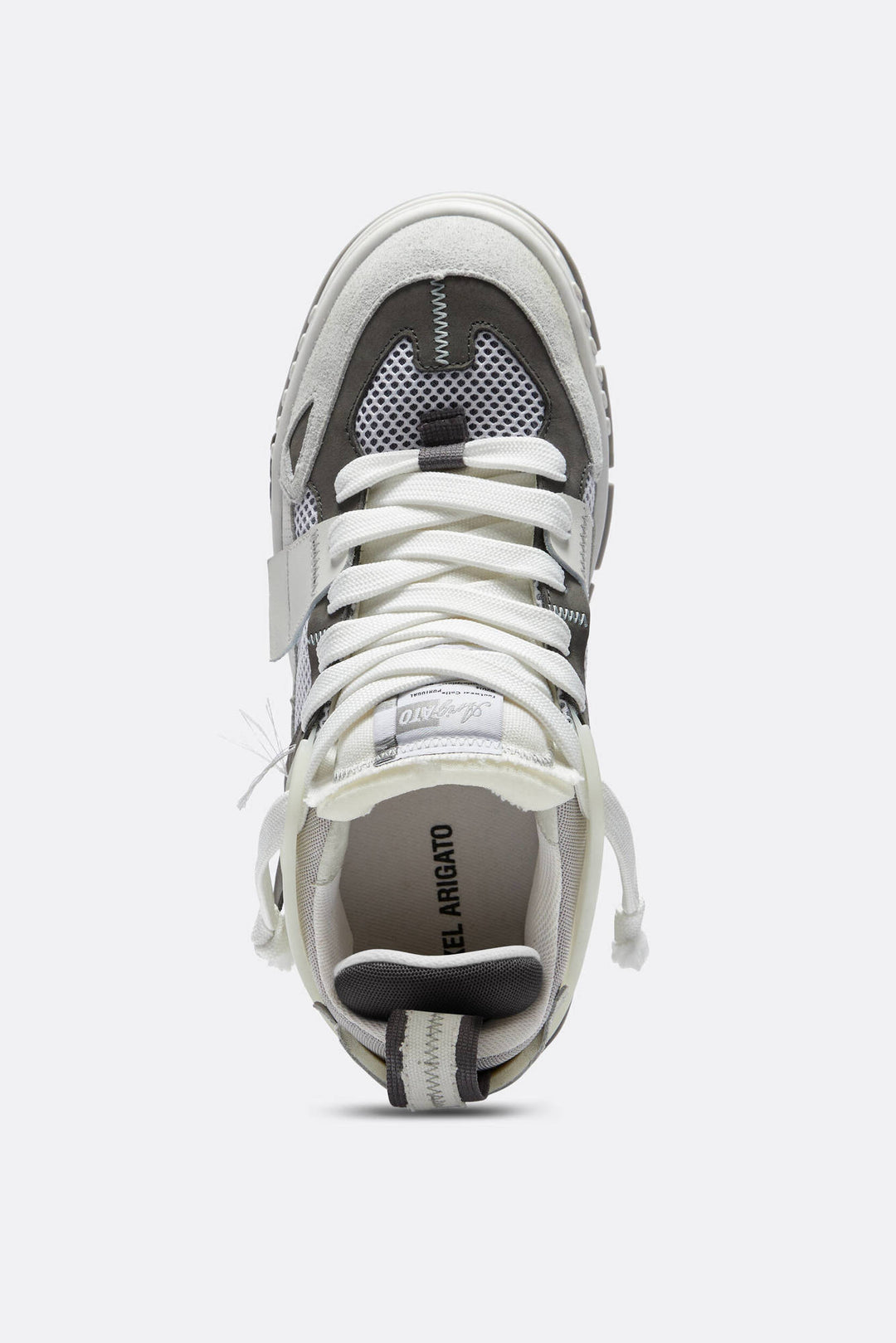 Area Patchwork Sneaker - White/grey