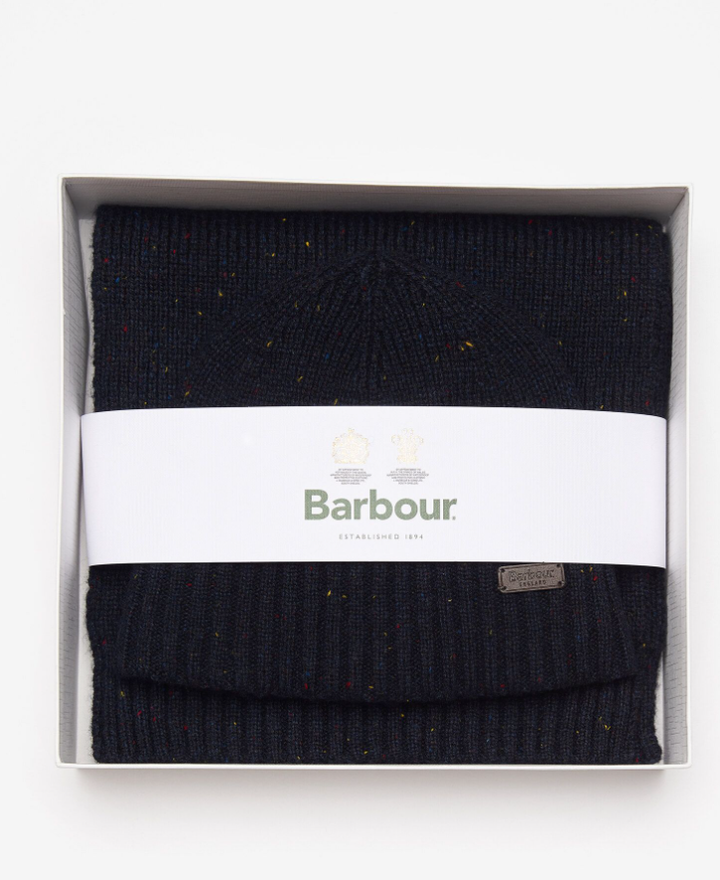 BARBOUR - Barbour Geschenkset Beanie & Schal Carlton Fleck - Dale