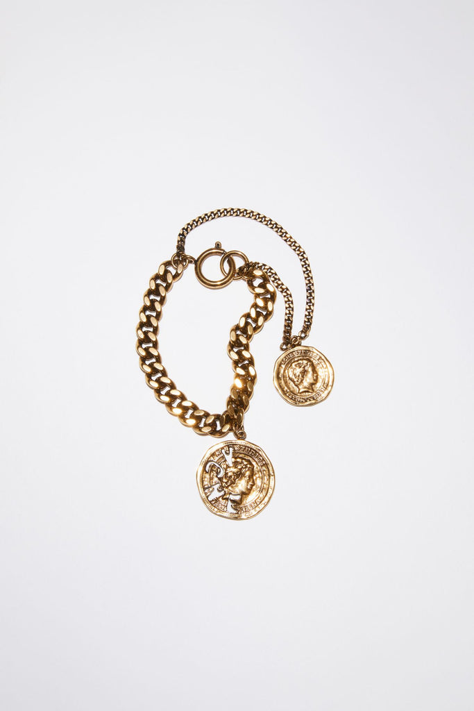 ACNE STUDIOS | CHAIN ​​LINK BRACELET - ANTIQUE GOLD | Dale