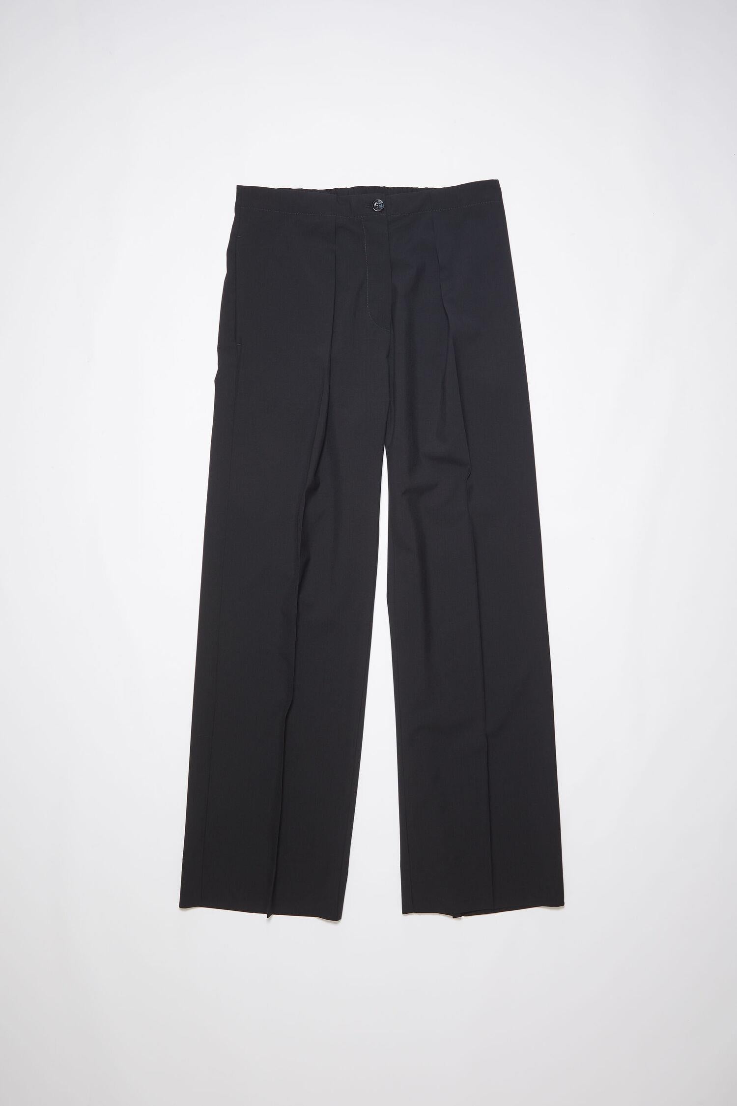 Buy Lipsy Black Tailored Belted Tapered Trousers from Next USA