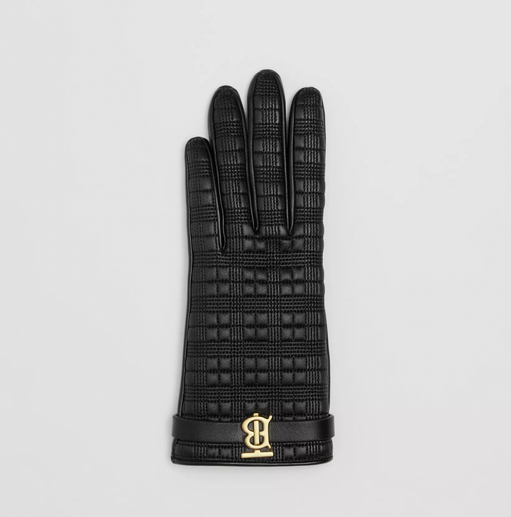 BURBERRY - Cashmere-lined Quilted Leather Gloves - Dale