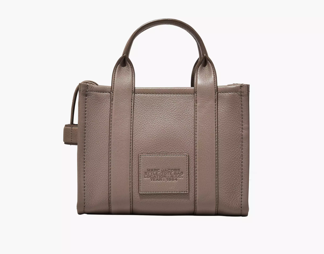 MARC JACOBS - The Leather Medium Tote CEMENT - Dale