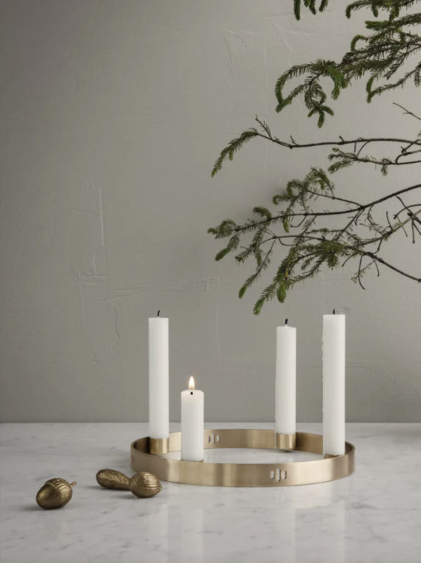 ferm LIVING - Candle Holder Circle - Small - Dale