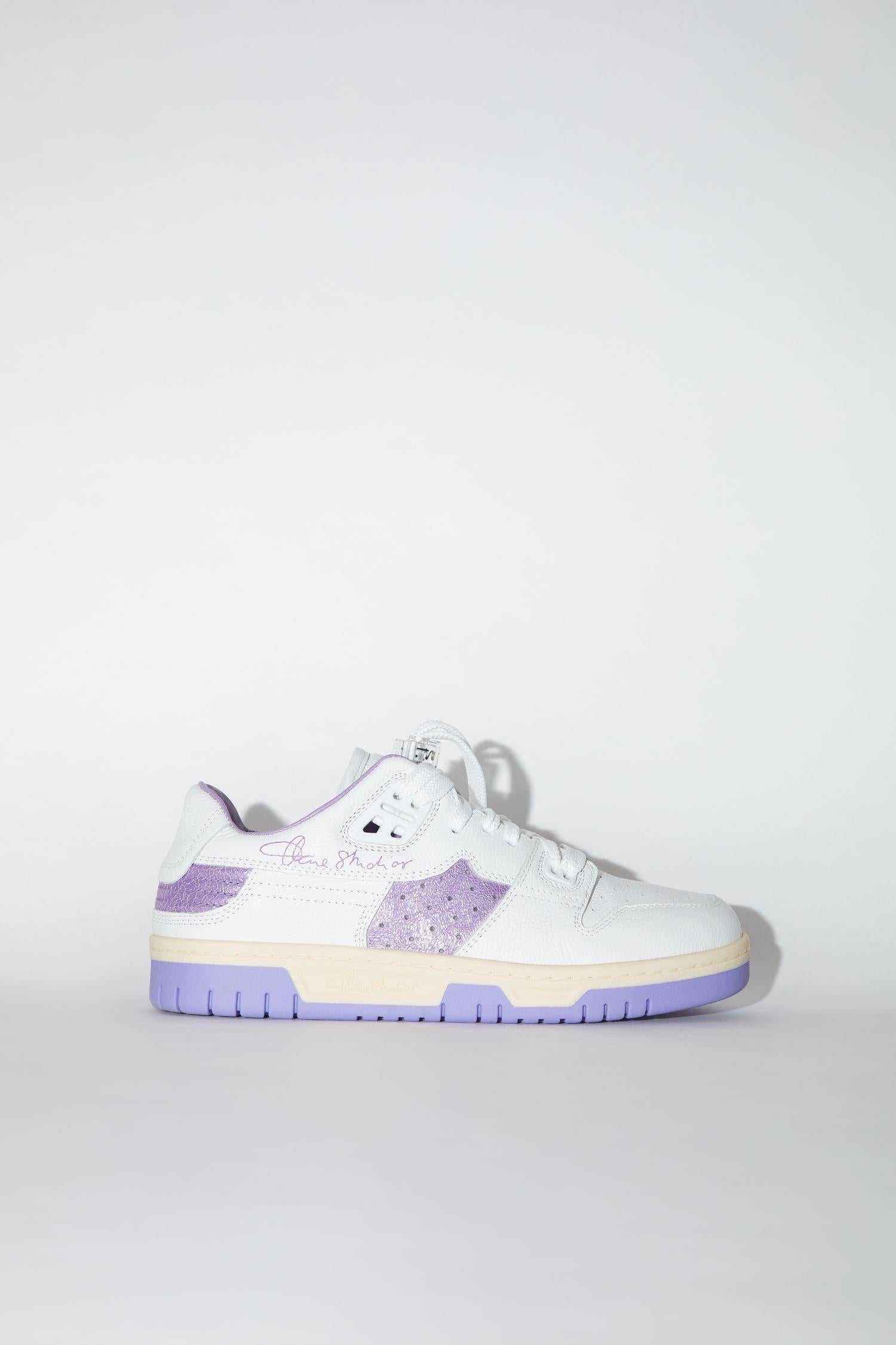 LOW TOP SNEAKERS White Purple Dale