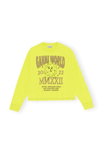 GANNI - LS Oversize T-shirt - Dale