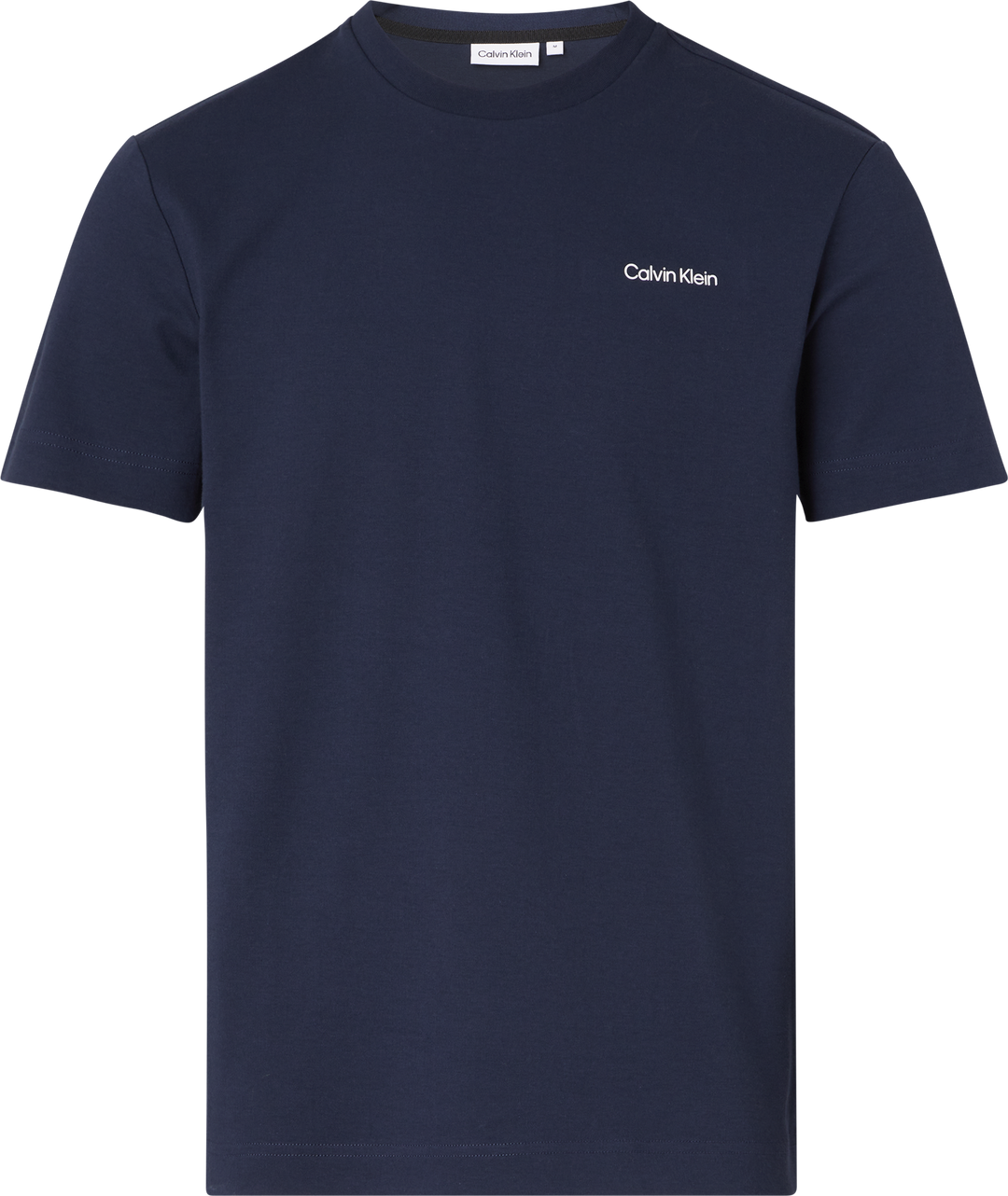 Micro Logo Interlock T-Shirt - Calvin Navy