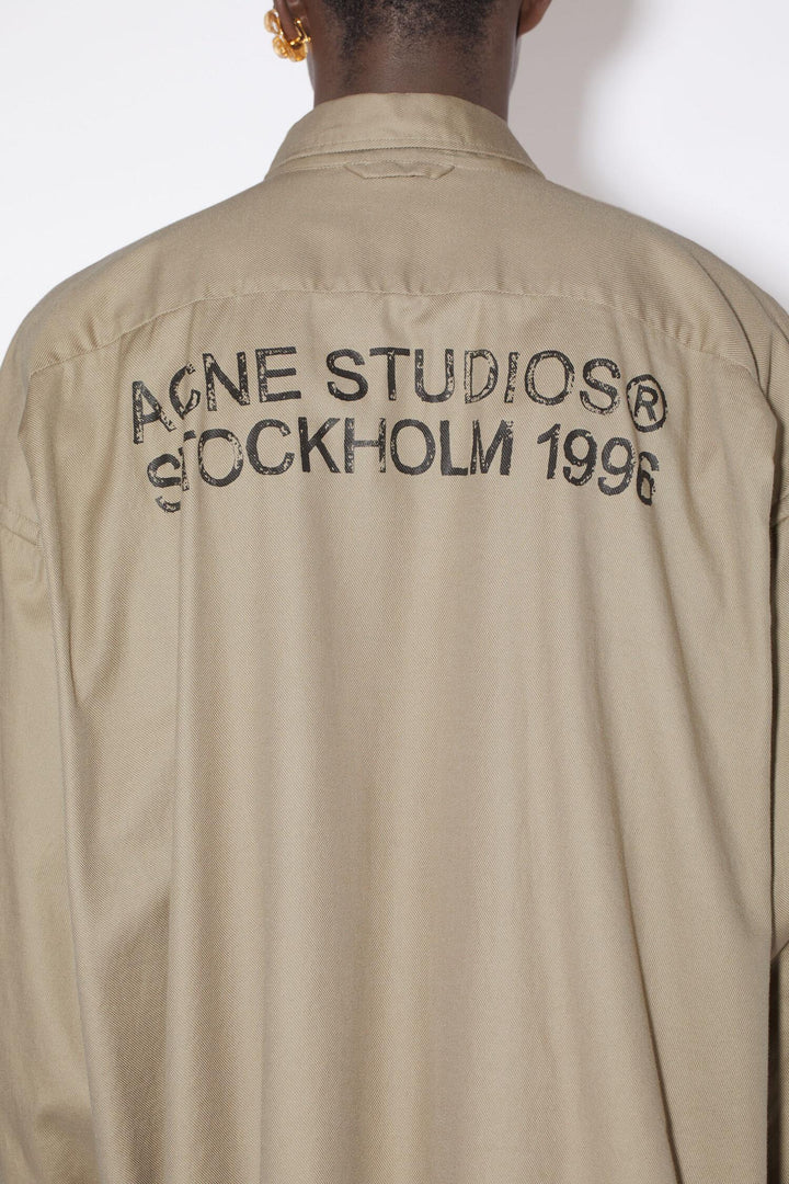 ACNE STUDIOS - Cotton Shirt - Sand Beige - Dale
