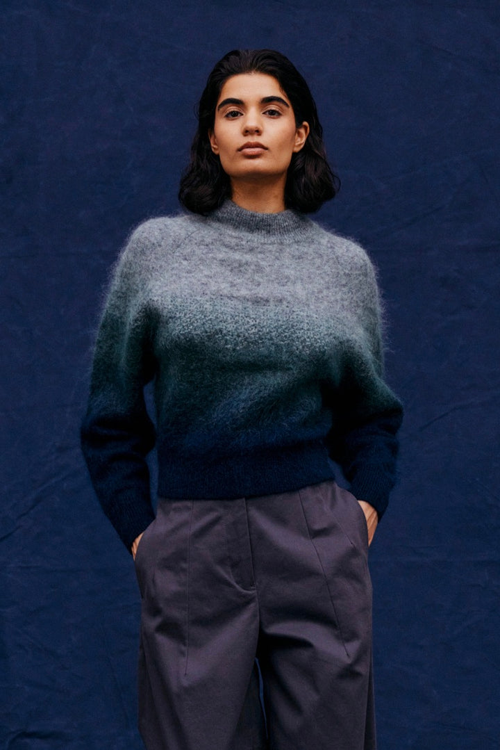 GRADED MOHAIR SWEATER