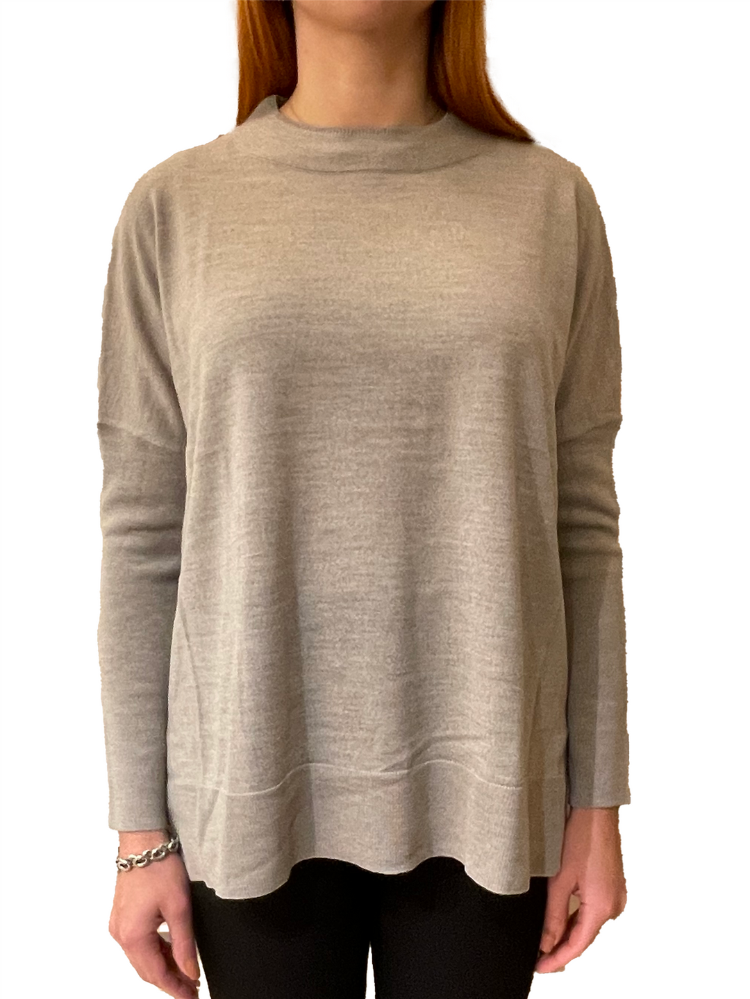 ALMA - ELLY ROUND NECK - TAUPE - Dale