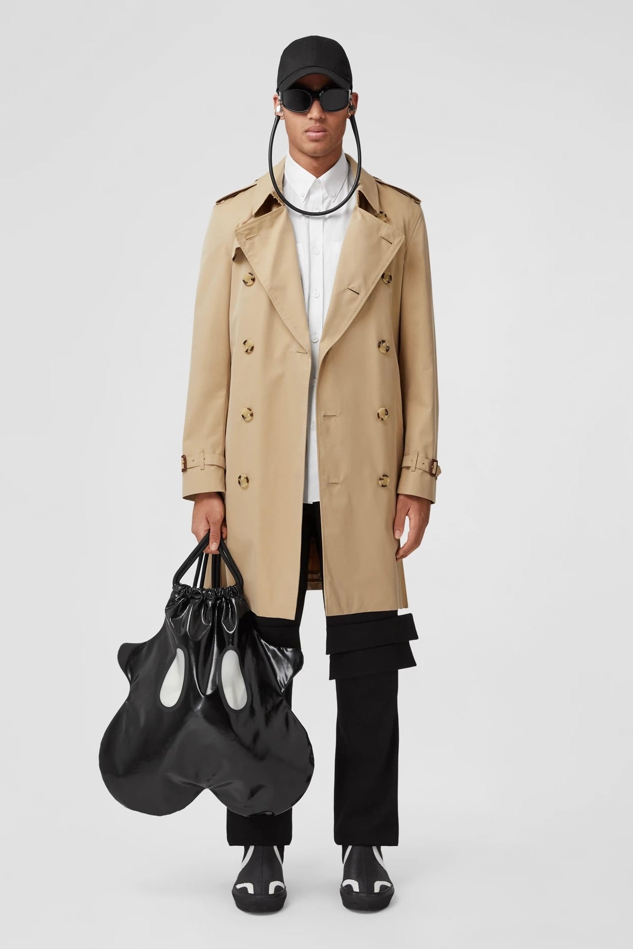 Burberry kensington mid trench coat on sale