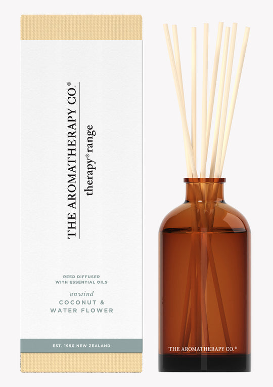 THE AROMA THERAPY CO - Therapy Diffuser 250 ml - Unwind - Coconut & Waterflower - Dale