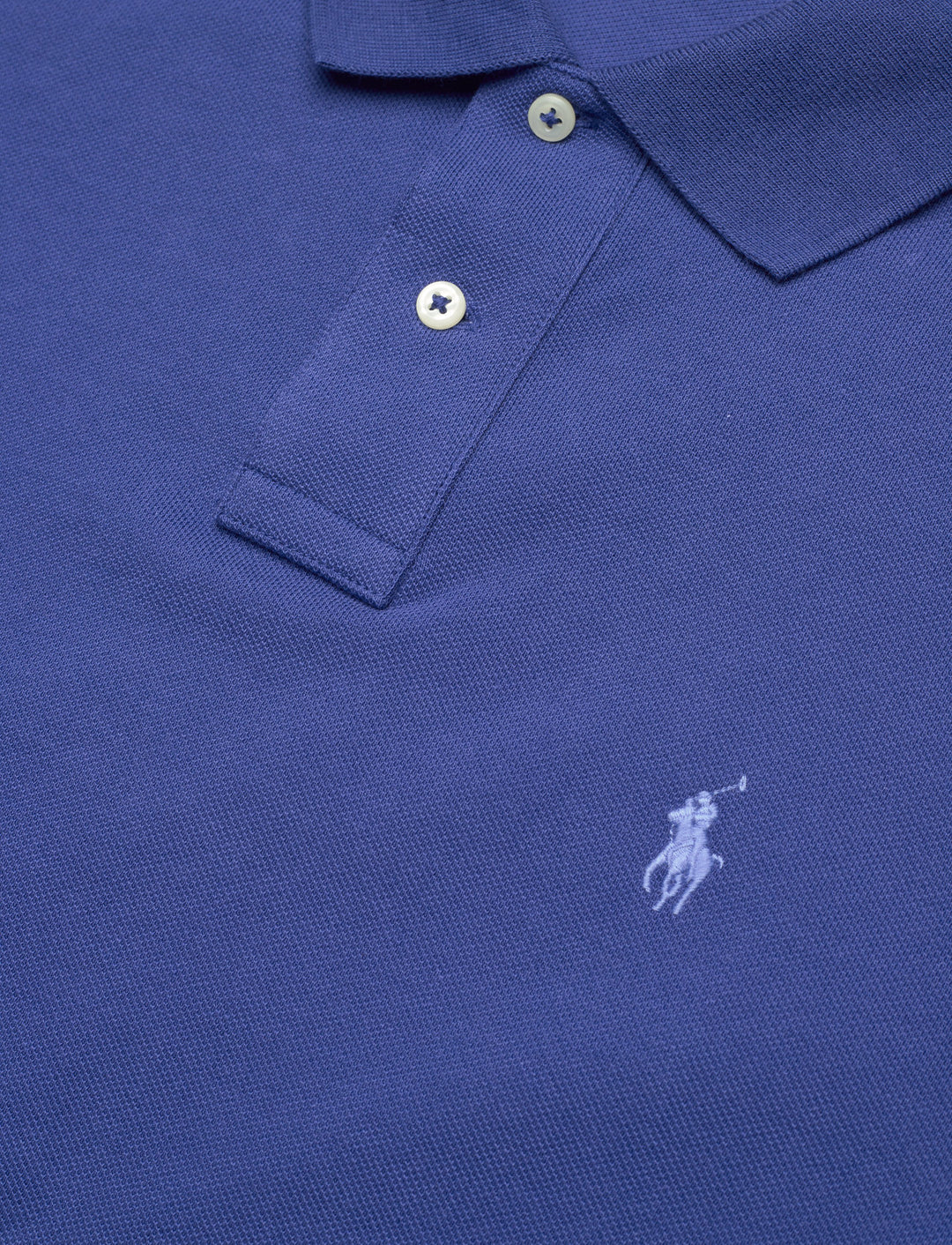Custom Slim Fit Mesh Polo Shirt Beach Royal