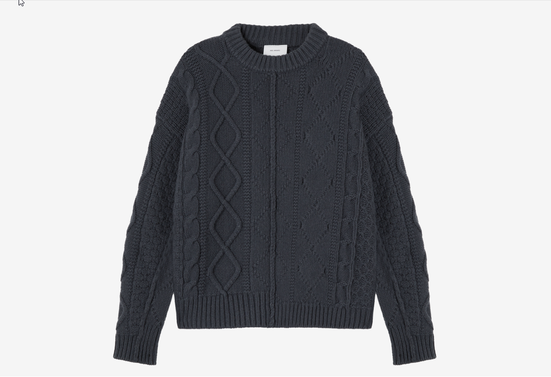 AXEL ARIGATO - Noble Sweater Volcanic Ash - Dale